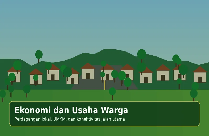 Ilustrasi UMKM & usaha warga Desa Sembawa