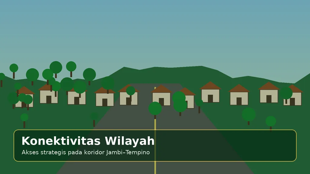 Ilustrasi konektivitas Desa Sembawa