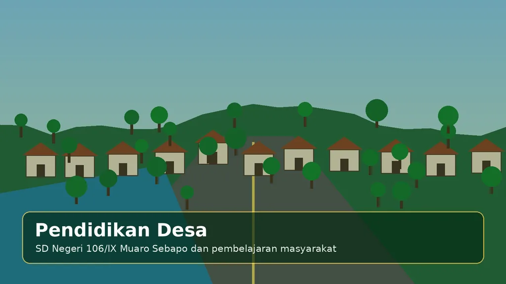 Ilustrasi Pertanian & pertanian produk lokal dan UMKM Desa Sembawa